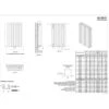 Ultraheat Klon Horizontal Radiator 420x839mm - White - KD422W 2 Ultraheat Klon Horizontal Radiator 420x839mm - White - KD422W -Dimplexs Zone kd422w dimensions large