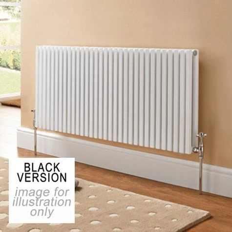Ultraheat Klon Horizontal Radiator 420x1371mm - Black - KD436B 4 Ultraheat Klon Horizontal Radiator 420x1371mm - Black - KD436B - Image 2