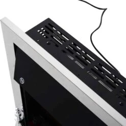 HOMCOM Electric Fireplace With LED Flame - Silver - 820-044 -Dimplexs Zone kry3d617ea4b8a16d.jpg