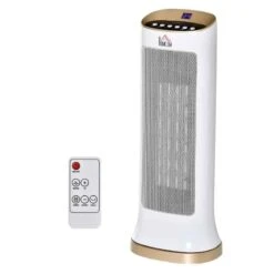HOMCOM 45° Oscillating Electric Tower Heater - White - 820-248 -Dimplexs Zone kxb7c517dc19c9094.jpg
