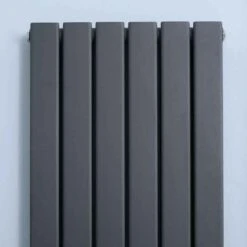 HOMCOM Vertical Water Filled Double Panel Radiator - 456x1800mm Grey - 820-316V00GY -Dimplexs Zone llt3d6182d2b3ed55.jpg