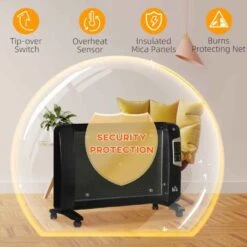 HOMCOM Portable Electric Space Heater - Black - 820-302V70BK -Dimplexs Zone lnaa09182d7da45f8.jpg