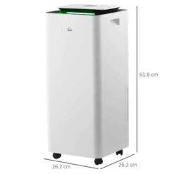 HOMCOM 16L Portable Dehumidifier With Air Purifier Filter - White - 821-028V70WT -Dimplexs Zone lsn79318ab2bfb8dd.jpg 1