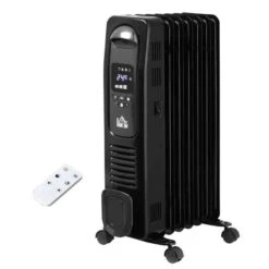 HOMCOM Digital Oil Filled Electric Radiator - 7 Fin - Black - 820-265V70BK -Dimplexs Zone nbf31117dc60bce87.jpg