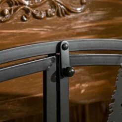 HOMCOM Winter Design Fire Guard With Double Doors - Black - 820-238 -Dimplexs Zone ngj8d017dc3e67af5.jpg