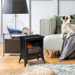 HOMCOM Electric Stove Fire - Black - 820-183V71 -Dimplexs Zone npn3d717dc30ac826.jpg