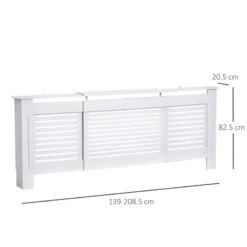 HOMCOM Slatted Design Extendable Radiator Cover - White - 820-105 -Dimplexs Zone ntxa12180dce2a17e.jpg