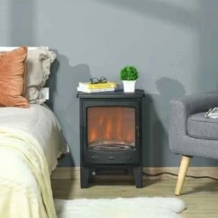 HOMCOM Electric Stove Fire - Black - 820-193V70BK -Dimplexs Zone o1a99617dc35404be.jpg