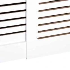 HOMCOM Slatted Design Extendable Radiator Cover - White - 820-105 -Dimplexs Zone omq756180dce2a17e.jpg