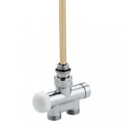 Ultraheat One Thermostatic Straight Valve With 15mm Tube Connectors - Chrome - ONE851C