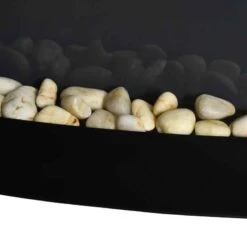 HOMCOM Electric Wall Mounted Fire - Curved Glass - 7 Colour LED - Black - 02-0357 -Dimplexs Zone ouw3d617ea4b8a113.jpg