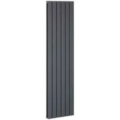 HOMCOM Vertical Water Filled Double Panel Radiator - 456x1800mm Grey - 820-316V00GY -Dimplexs Zone ovc98a182d2b3ed55.jpg