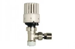 Polyplumb 15mm Thermostatic Radiator Valve (Plated Brass) PB3315 (sold Individually)