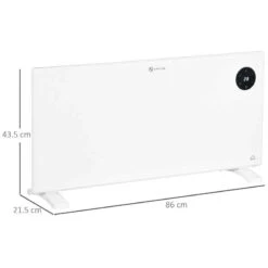 HOMCOM Electric Convector Heater - 2000W - White - 820-352V71WT 16 HOMCOM Electric Convector Heater - 2000W - White - 820-352V71WT -Dimplexs Zone pk35cf18a27b3dd38.jpg