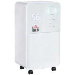 HOMCOM 12L LED Portable Dehumidifier - White - 821-018V90 -Dimplexs Zone plk70317e70daf9c1.jpg