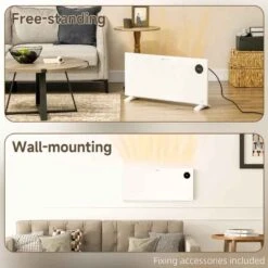 HOMCOM Electric Convector Heater - 2000W - White - 820-352V71WT 17 HOMCOM Electric Convector Heater - 2000W - White - 820-352V71WT -Dimplexs Zone ppl64218aad19198c.jpg