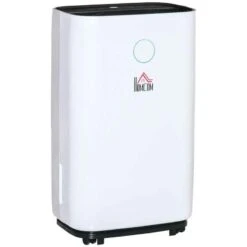 HOMCOM 20L Portable Quiet Dehumidifier - White - 821-019V71 -Dimplexs Zone qaa82718abae702b5.jpg