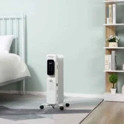 HOMCOM Oil Filled Electric Radiator - 7 Fin - White - 820-260V70 -Dimplexs Zone qpw21917dc60bccd1.jpg