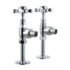 Burlington Angled Radiator Valves (Pair) - Chrome - R6CHR -Dimplexs Zone r6chr