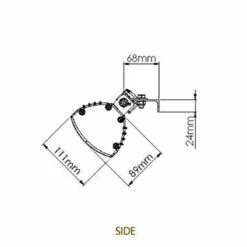 Tansun Rio Grande Weatherproof Infrared Outdoor Heater 2kW - Black - RIO320IPB -Dimplexs Zone r i rio320ipb 4