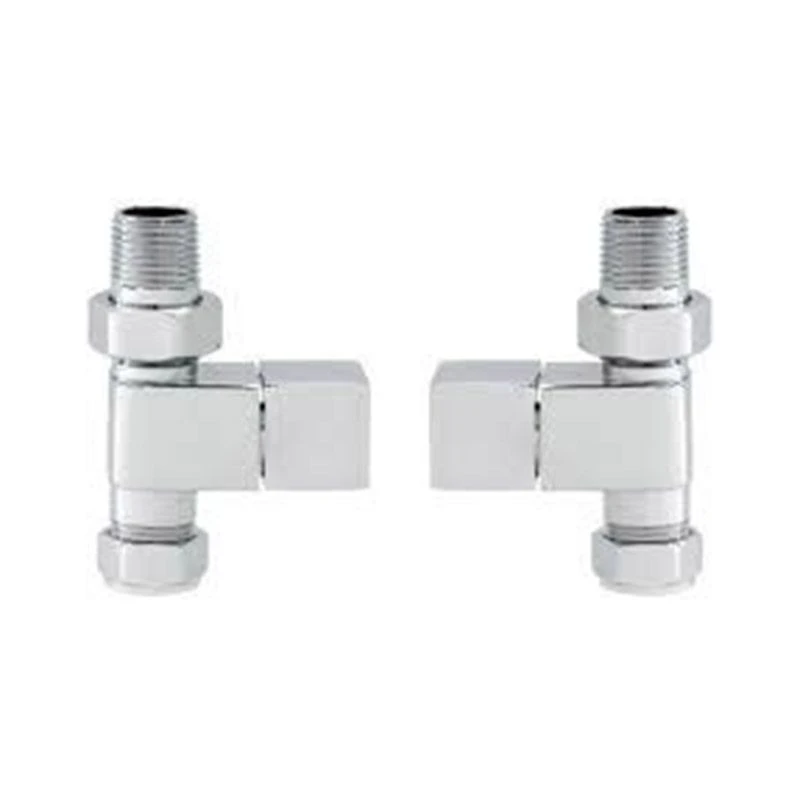 Rak Straight Square Head Radiator Valve Pair - RAKSSHVS1 3 Rak Straight Square Head Radiator Valve Pair - RAKSSHVS1