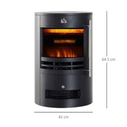 HOMCOM Freestanding Portable Electric Fireplace - Black - 820-086 16 HOMCOM Freestanding Portable Electric Fireplace - Black - 820-086 -Dimplexs Zone rgca12186bb7008ba.jpg