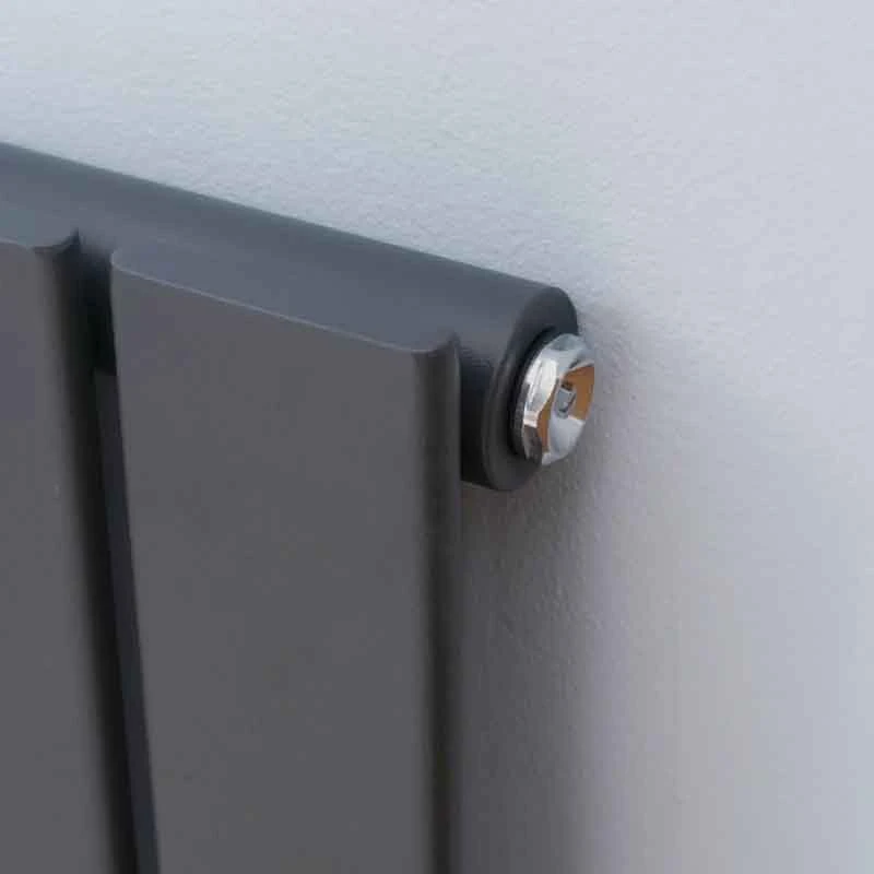 HOMCOM Horizontal Water Filled Single Panel Radiator - 830mm - Grey - 820-314V00GY 11 HOMCOM Horizontal Water Filled Single Panel Radiator - 830mm - Grey - 820-314V00GY - Image 9