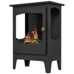 HOMCOM Bioethanol Fireplace - Black - 820-375V00BK -Dimplexs Zone rkza5d18969289f5f.jpg
