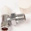 Chrome Plated Angle Radiator Valve 15mm 1 Chrome Plated Angle Radiator Valve 15mm -Dimplexs Zone rva15mmang 1