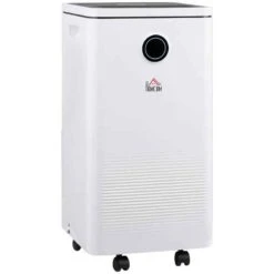 HOMCOM 10L Smart App Control Dehumidifier - White - 821-022V70WT -Dimplexs Zone sbl98a189f3a6b86f.jpg