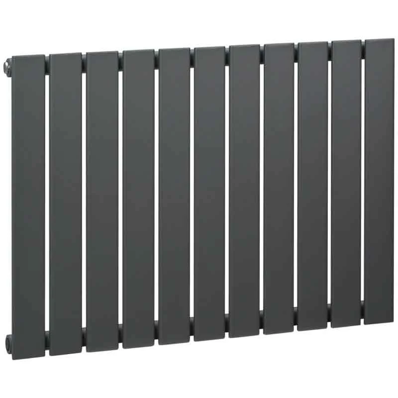 HOMCOM Horizontal Water Filled Single Panel Radiator - 830mm - Grey - 820-314V00GY 12 HOMCOM Horizontal Water Filled Single Panel Radiator - 830mm - Grey - 820-314V00GY - Image 10