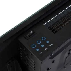 HOMCOM Electric Wall Mounted Fire - 7 Colour LED - Silver - 820-078 -Dimplexs Zone scnd4d17ea4b8a149.jpg