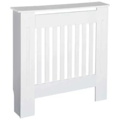 HOMCOM Vertical Slatted Radiator Cover - White - 820-106 -Dimplexs Zone sq53df17dc4c23a3f.jpg