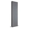 Towelrads Merlo Double Vertical Radiator 1800x672mm - Anthracite - 120900 -Dimplexs Zone t o towelrads 120900