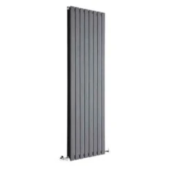 Towelrads Merlo Double Vertical Radiator 1800x672mm - Anthracite - 120900