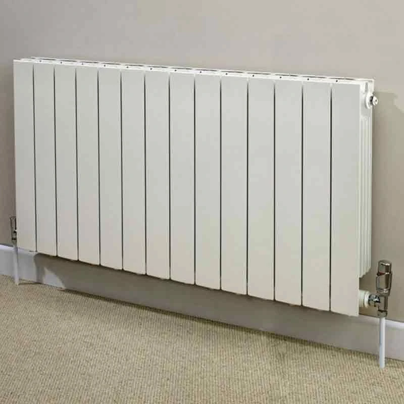 Towelrads Hanworth Horizontal Flat Panel Radiator 690x1148mm - 14 Sections - White - 128087 3 Towelrads Hanworth Horizontal Flat Panel Radiator 690x1148mm - 14 Sections - White - 128087