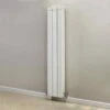 Towelrads Hanworth Vertical Flat Panel Radiator 1846x268mm - 3 Sections - White - 128092 1 Towelrads Hanworth Vertical Flat Panel Radiator 1846x268mm - 3 Sections - White - 128092 -Dimplexs Zone t o towelrads 128092