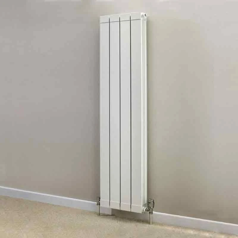 Towelrads Hanworth Vertical Flat Panel Radiator 1846x348mm - 4 Sections - White - 128093 3 Towelrads Hanworth Vertical Flat Panel Radiator 1846x348mm - 4 Sections - White - 128093