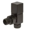 Towelrads Angled Square Manual Radiator Valve & Lockshield - Black - 129012 2 Towelrads Angled Square Manual Radiator Valve & Lockshield - Black - 129012 -Dimplexs Zone t o towelrads 129012