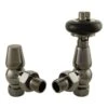 Towelrads Angled Manual Radiator Valve & Lockshield - Black Nickel - 129082 2 Towelrads Angled Manual Radiator Valve & Lockshield - Black Nickel - 129082 -Dimplexs Zone t o towelrads 129082