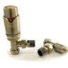 Towelrads Angled TRV & Lockshield - Antique Brass - 129119 -Dimplexs Zone t o towelrads 129119