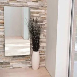 Towelrads Vetro Frame Glass Electric Radiator 1000x500mm - Mirror - 144245 -Dimplexs Zone t o towelrads 144245 lifestyle1