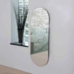 Towelrads Vetro Soap Glass Electric Radiator 1380x500mm - Mirror - 144249 -Dimplexs Zone t o towelrads 144249 lifestyle1