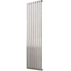 Towelrads Dorney Hot Water Vertical Radiator 1800x472mm - Chrome - 300062