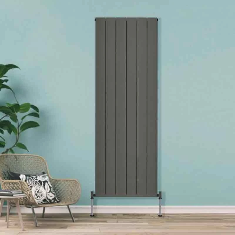 Towelrads Ascot 6 Section Single Radiator 1800x612mm - Anthracite - 510098 4 Towelrads Ascot 6 Section Single Radiator 1800x612mm - Anthracite - 510098 - Image 2