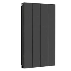 Towelrads Ascot 4 Section Single Radiator 600x407mm - Anthracite - 510099