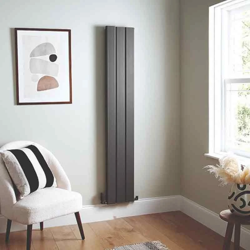 Towelrads Berkshire 3 Section Double Radiator 1800x305mm - Anthracite - 510119 5 Towelrads Berkshire 3 Section Double Radiator 1800x305mm - Anthracite - 510119 - Image 3