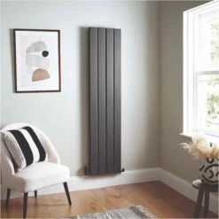 Towelrads Berkshire 4 Section Single Radiator 1800x407mm - Anthracite - 510130 7 Towelrads Berkshire 4 Section Single Radiator 1800x407mm - Anthracite - 510130 -Dimplexs Zone t o towelrads 510130 lifestyle1