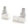 Towelrads Square Corner Manual Radiator Valve - Chrome - 120999 -Dimplexs Zone towelrads 120999 1