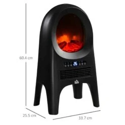 HOMCOM Ceramic Electric Space Heater - Black - 820-318V70BK -Dimplexs Zone tvqa12182f6c07101.jpg